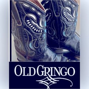 Sz 7.5 old Gringo Cowboy boots Vintage